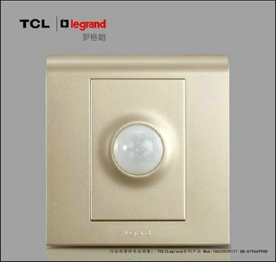 【TCL-罗格朗 K5系列(漫金色)人体感应开关(继电器型)K5/G02-C2】价格,厂家,图片,电工开关,武汉市东西湖胡文华五金经营部-